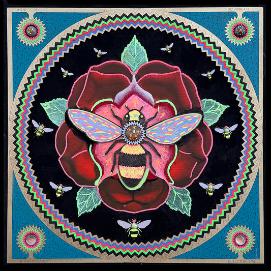 Bee Present (16"x16") 2026