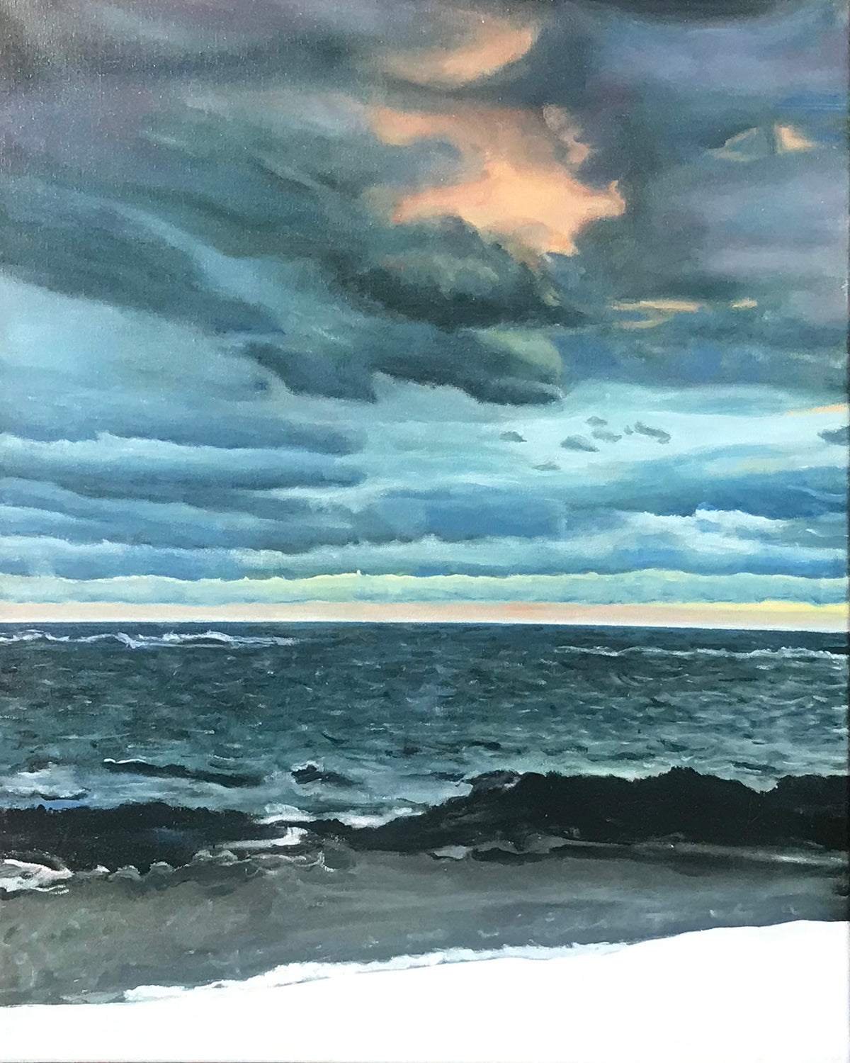Winter Sunset - Biddeford Pool  Maine